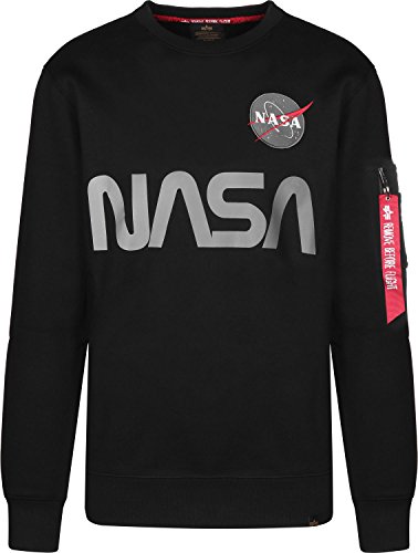 Preisvergleich Produktbild Alpha Industries Herren NASA Sweatshirt schwarz XXL