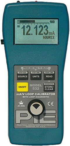 PIECAL 532 Loop Calibrator with Diagnostics, 4-20 mA/Voltage