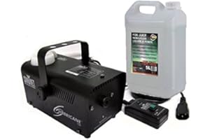 CHAUVET DJ Chauvet H700 Hurricane 700 Smoke Fog Machine + Remote & 5L Fluid Party DJ Disco