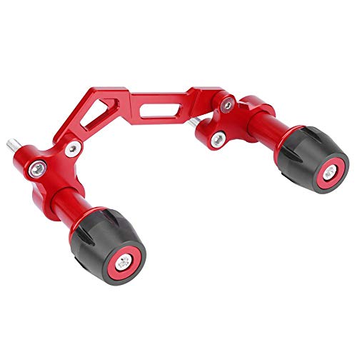 Preisvergleich Produktbild KIMISS Motorrad Einstellbare Auspuffschieber Fallender Protector(rot)