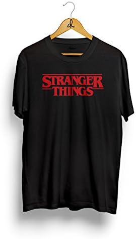 Stranger Things T-Shirt(XX-Large Black, Solid)