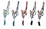 Halfter Set mit Strick Luxus kariert Kunstfell 5 Farben 4...