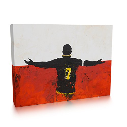 Eric Cantona Print Canvas 001 (30x20 inches)