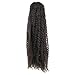 Produktbild 36 "110 Gramm Afro Twist Braid Kanekalon Synthetische Marley Flechten Haarverlängerungen kinky Twist Haarverlängerung ein Pack 30 Stück