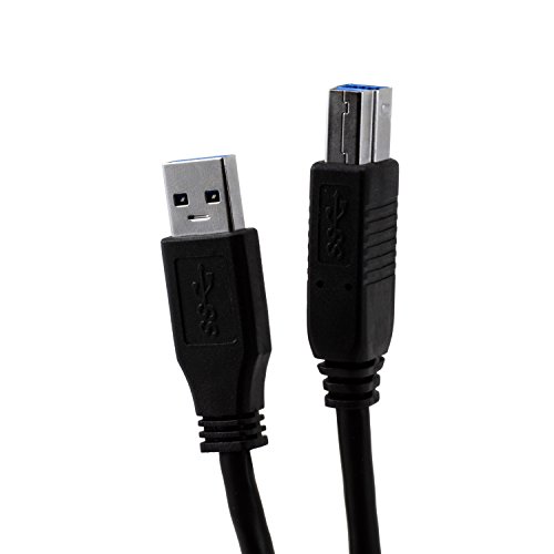 CSL – 3m USB 3.0 Super Speed Verbindungskabel / Datenkabel | USB Kabel A-Stecker zu B-Stecker | bis zu 5 Gbit/s | mehrfach geschirmt | PC & MAC | 3,0 Meter - 2