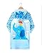 Korean Lovely Baby Raincoat Fashion Children Rainwear Blue Elephant M