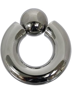 Schraubkugelring 8,0 mm Version 1 aus 316L Chirurgenstahl - Intimpiercing BCR