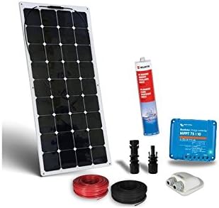 puntoenergia Italy – Solar Kit Boat 120 W 12 V Pro3 Plate Flexible Charge Controller Yacht Marina – kbar-120p3