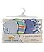 Luvable Friends "Zigzag & Solids" 4-Pack Scratch Mittens - blue, 0 - 3 months