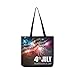 Produktbild American Flag Independence Day Th of July Canvas Tote Handtasche Schultertasche Crossbody Taschen Geldbörse für Damen und Herren Einkaufstasche