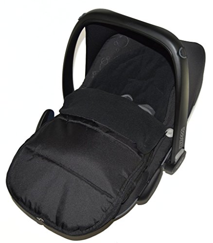 Car Seat Footmuff / Cosy Toes Compatible with Kiddy Evolution Pro Black Jack