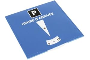 Disque bleu de stationnement obligatoire en zone de parking gratuite bleue