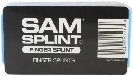 SAM MedicalProducts Finger Splints (Orange, 5-Pack)