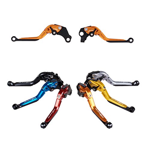 MG Kupplungshebel + Bremshebel orange klappbar & verstellbar mit ABE KTM 125 Duke ABS 4T 14-16 - 