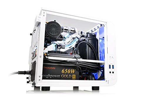 Thermaltake Core V1 Snow Edition Mini ITX Chassis - Caja de ordenador   blanco
