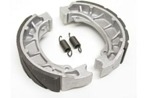 STREETPARTS24 Bremsbacken Bremsbeläge hinten inkl. Feder 110 x 25 mm passend für Keeway, CPI, ATU, Generic, Sachs, Aprilia Amico Gulliver Rally SR 50 Sonic – Lange Lebensdauer & Zuverlässige Bremsleistung