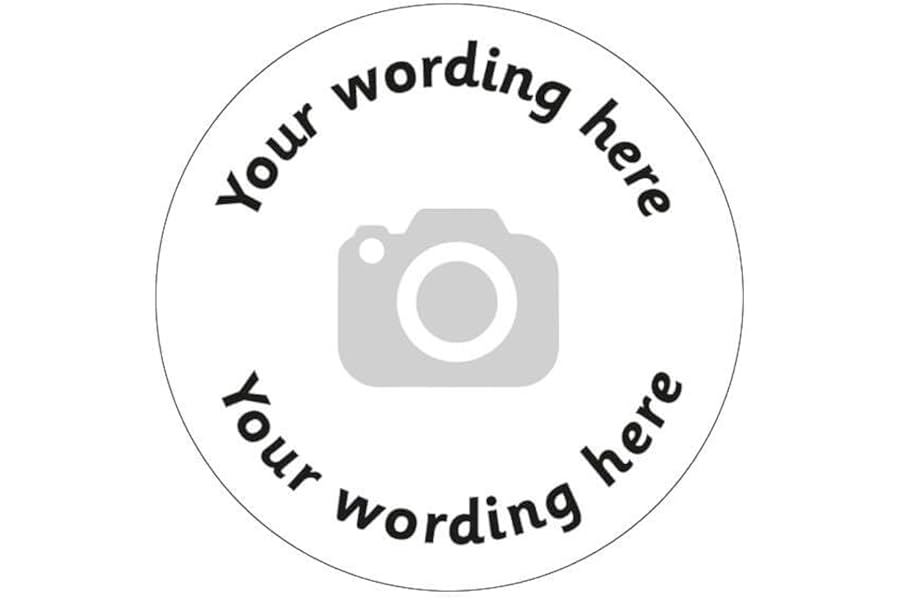 105 Personalised Customised Upload Your Own Image Stickers Reward 37mm Primary Teaching Services
