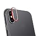 Produktbild iPhone XS Max Kamera Panzerglas, MMLC 0.1mm Kamera Transparentes Schutzglas,Ultra-klar Hohe Transparenz 9H Härte, Anti-Kratzen,Anti-Öl, Anti-Bläschen Panzerglas Displayschutzfolie (Red)