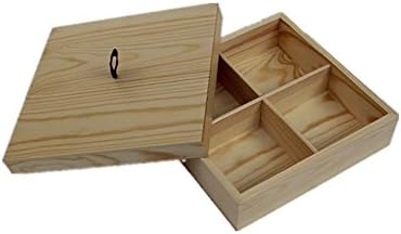 HZZymj-2PCS solid wood lid with creative points dry fruit box solid wood seeds dried fruit plate snack plate candy storage tray wood , A