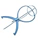 Folding Stand - TOOGOO(R) blue wig stand folding stand
