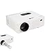 Produktbild Projektor, Unterstützung 1080P Full-HD 3000 Lumens Video 200" HD LCD Heimkino-Projektor HDMI VGA AV USB Microsd Für Heimunterhaltung, Party Und Spiele (Weiß)