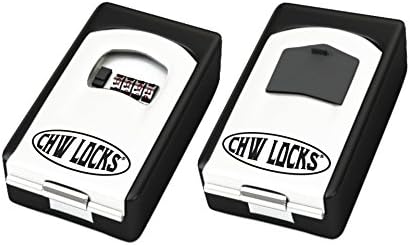 Combination Lock Key Box by Choice Housewares | Fits up To 10 Keys, Key Safe Lock Wall Mounted |Smart Security System for Spare Keys in Home, Garage, House