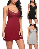 Sie können dieser Spitze Negligee Nachthemd Sexy nicht nur als Nachtwäsche sondern auch als Nachtkleid tragen