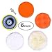 Produktbild Zoiibuy Auto Polierschwamm, 6er 100mm Auto Polierset Schwamm und Wolle Polierpad mit M10 Bohrer Adapter Polierteller Polieraufsatz für Auto und Poliermaschine