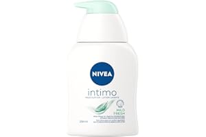 NIVEA Intimo Waschlotion Mild Fresh (250 ml), Intim Waschgel mit Milchsäure, Kamillenextrakt und Bio Jojobaöl, Intim Waschlot