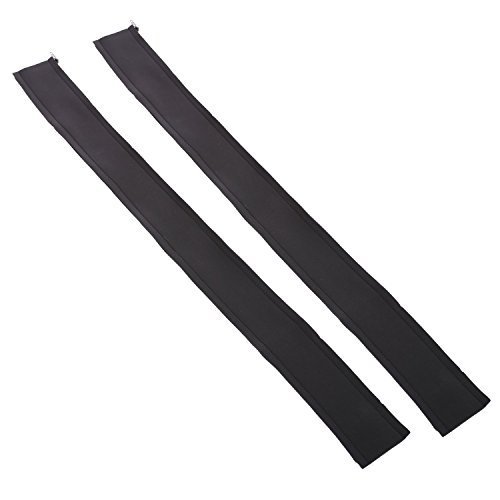 LEADSTAR 2er Pack 100 cm Kabelschlauch Flexible Neoprene Kabelkanal Kabel Management mit Reißverschluss Schwarz