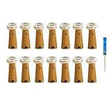 tapones led para botellas Los cables de cobre son flexibles. Se pueden diseñar fácilmente para cualquier forma de bricolaje que desee. Con el interruptor de ENCENDIDO / APAGADO, es fácil encender las luces y disfrutar de estas increíbles luces de hadas.