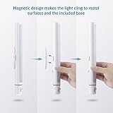 AVANTEK LED Nachtlicht mit Bewegungsmelder, Schrankleuchte mit Magnet, 60 Lumen, 100° drehbar, einstellbarer Sensorkopf, Kaltweiß - 4