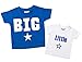 Big Brother Little Brother Star Tshirt Set Blue White Tshirt Set Baby Toddler Kids Available in Sizes 0-6 Months New Baby Boys Brother Gift