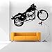 Produktbild zhangsh Wasserdichte Wandaufkleber Motorrad Wandaufkleber Motorrad Harley American Graffiti Fahrrad Aufkleber Kinderzimmer Dekorative Kunst Wandtattoos Home Dekoration 57X90 cm