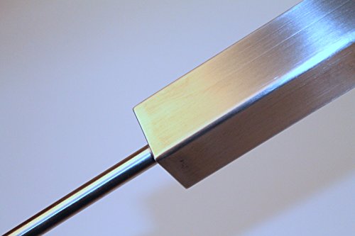 Stilvolle Grabvase aus quadratischem Edelstahlrohr - 2