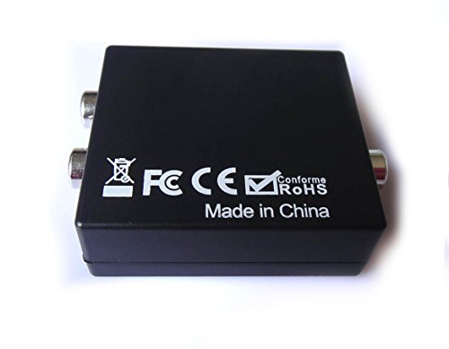 Easyday 3,5mm Toslink SPDIF Koaxial Optisch Digital zu Analog Audio Konverter Wandler für TV - 6