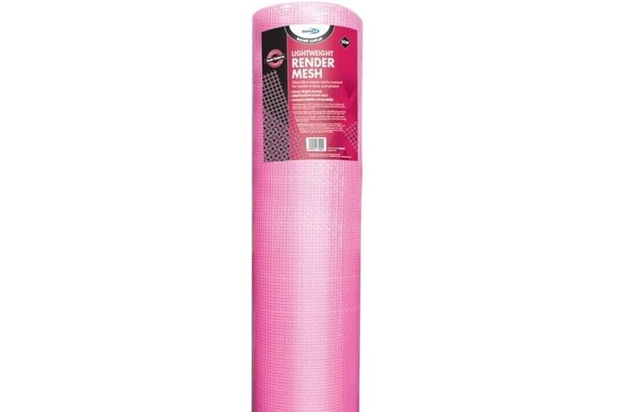 Bond It Render Mesh 160g/m2 Fibreglass Rendering Plastering Crack Repair 50sqm