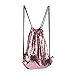 Produktbild LUOEM Pailletten Tasche Rucksack Sport Tasche Dance Kordelzugbeutel (rosa)