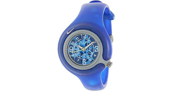 Nike-WK 0003-406 Orologio Nike KIDS SPORTWARE Orologio analogico da  bambino/a-gomma, colore: blu : Orologi