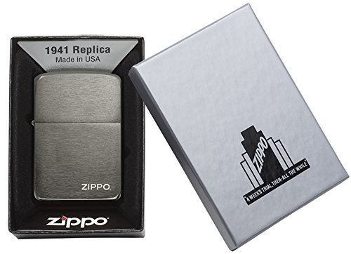 Zippo Sturmfeuerzeug 60001198 REPLICA 1941 Black Ice – 1160006 mit Logo - 5