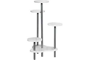 ‎KESPER Kesper | Blumenständer, Material: Metall, Maße: 44 x 44 x 72.5 cm, Farbe: Weiß | 17278 13