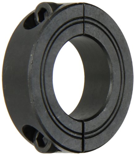 Climax Part M2C-30, Mild Steel, Black Oxide Plating, Metric Clamping Collar, 30 millimeter bore, 2 1/8 inch OD, 15 millimeter Width, M 6 x 16 mm Clamp Screw