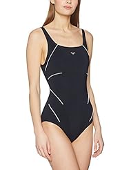 Arena Jewel Bañador, Mujer, Negro (Black / White), 42