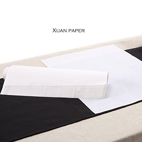 ULTNICE Chinesische Kalligraphie Reispapier Chinesische Tinte Malerei Sumi Zeichnung Papier Reispapier für chinesische Kalligraphie Pinsel Schreiben Sumi Set - 3