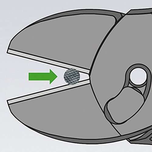 Knipex 73 72 180 TwinForce, Hochleistungs-Kraftseitenschneider, 180 mm - 9