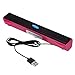Produktbild Tonsee Portable USB Mini Lautsprecher Musik Player für Computer Desktop PC Laptop Notebook,hot pink