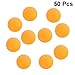 Produktbild LIOOBO 50 stücke Tischtennisbälle Trainingsbälle Ping Pong Bälle für Anfänger Familien Party und Profis (Orange)