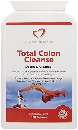 Total Colon Cleanse Capsules (100 Capsules)- Premium Food Supplement