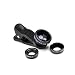 Madsbag Universal 3 in 1 Mobile Camera Lens Set | Fish-eye, Macro & Wide Angle External Clip On Lenses (Black) RS.380.00