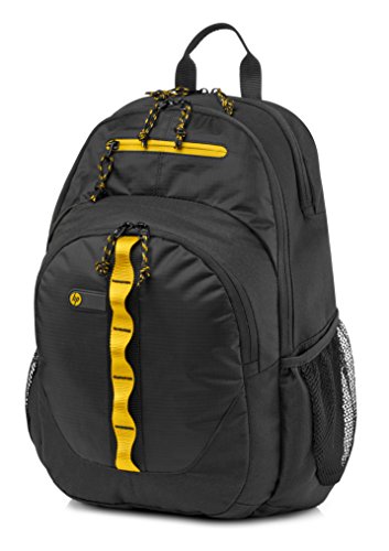 HP (F3W17AA) Sport Rucksack (für Notebooks, Laptops) 39,6 cm (15,6 Zoll) schwarz/gelb - 4